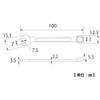 Top (Top) Combination Wrench CW – 7 