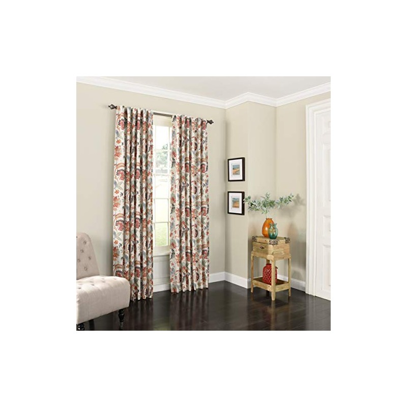 Eclipse Nina Blackout Curtain - Orange 52"x95"