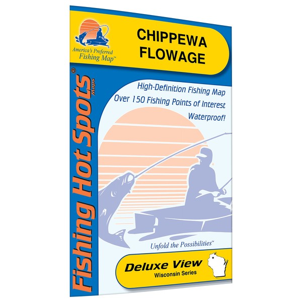 Chippewa Flowage (Sawyer Co) Fishing Map