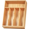 Umilife Kitchen Drawer Organizer, 10 Inch Silverware Utensil Tray Holder,