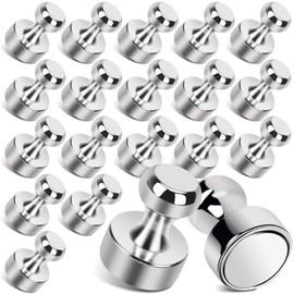 Pack of 20 Strong Neodymium Magnets Extra Strong Fridge Magnets for Magnetic Board, Mini Magnets for Whiteboard, Fridge, Office, Card and Kitchen Decoration