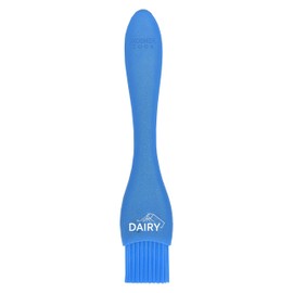 Dairy Blue Silicone Pastry Brush for Basting and Glazing Meat, Dough and Desserts – Food Grade Material - Color Coded Kitchen Tools by The Kosher Cook