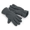 Beechfield B298R Recycled Fleece Gloves - Steel Grey L/XL