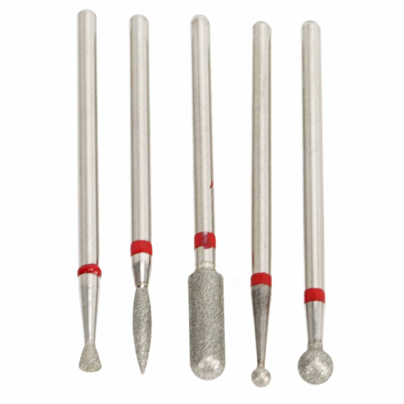 5 Type Nail Art Manicure Drill Bits Nail Drill Bits