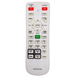 Leankle N2QAYA000039 Remote Control for Panasonic PT-EW530U, PT-EW630U, PT-EX500U, PT-EX600U, PT-EZ570U Projectors
