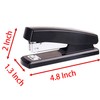 White Desktop Staple, 4.8 Inch Labor Saving Stapler for 20
