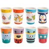 ZEAYEA 8 Pack Kids Cups, 8 Oz BPA Free Drinking