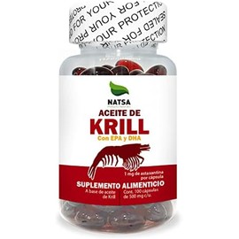 NATSA Aceite de Krill 100 Cápsulas Con EPA y DHA