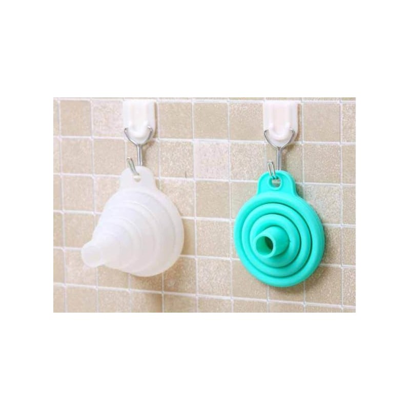 Funnels for Kitchen Use, Food Grade Silicone Collapsible Kitchen Funnel