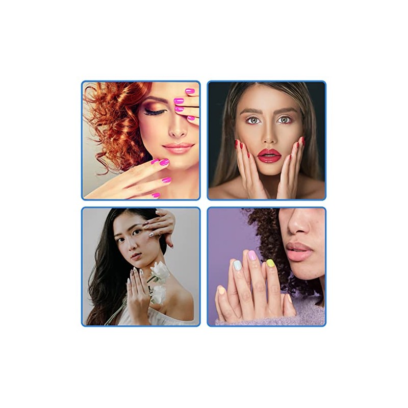 GigaGround- Pulidores de uñas (40 piezas), limas de uñas en