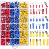 Qibaok 840PCS Electrical Wire Connectors, Insulated Wire Crimp Terminals, Mixed