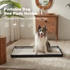 HQ4US 4LEGS Large Portable Dog Pee Pads Holder for Travel,