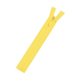 Plush Addict 8" Invisible Zip - Lemon 20cm Concealed Zip For Dressmaking and Skirts - Closed Ended Zipper