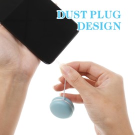 4pcs Macaron Screen Cleaner Set：Macaron Phone Cleaning Wipes，Mobile Phone Screen Cleaner - Soft Brush and Wipe for Telephone, Tablets, and Eyeglasses, Cute Lanyard Design for Easy Carrying