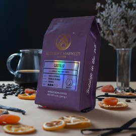 Specialty Grade Colombian Coffee – Castillo, Washed Process, Medium Roast, Whole Bean, Mold-Free, Small Batch, Sourced from Independent Farms, 84 Score (12 oz, Castillo – Washed Process Medium Roast)