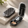 Portable Pill Cutter and Organizer for Travel – 1/2, 1/3,