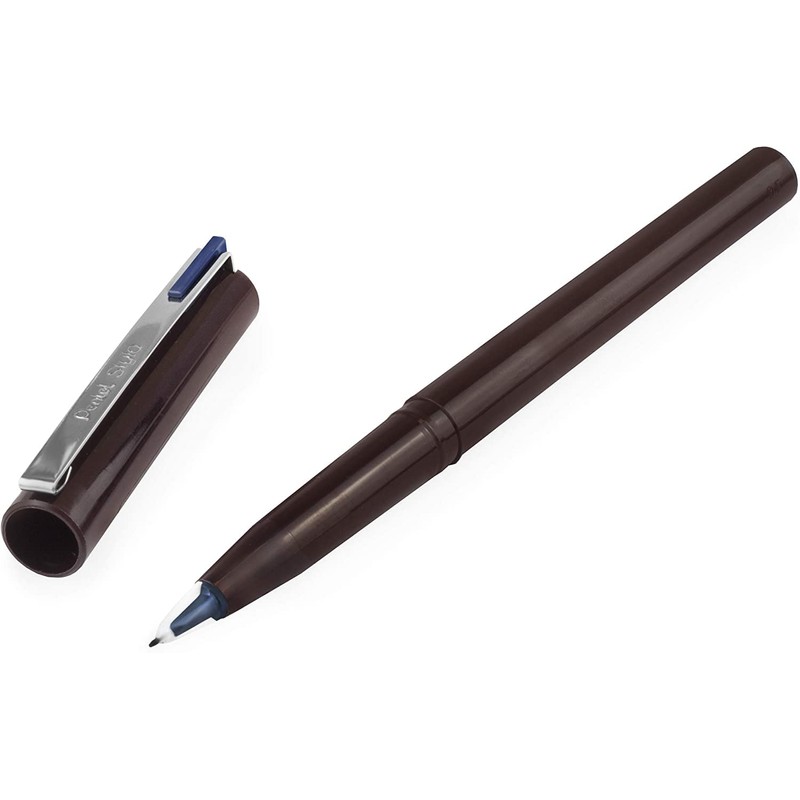 Pentel JM20 Stylo Disposable Fountain Pen – Black, Grey, Sepia