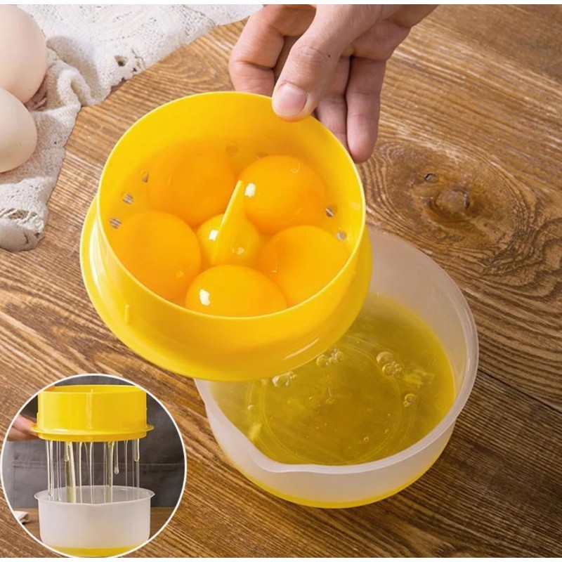 Egg White Separator - Holds 5 Eggs - Best Egg