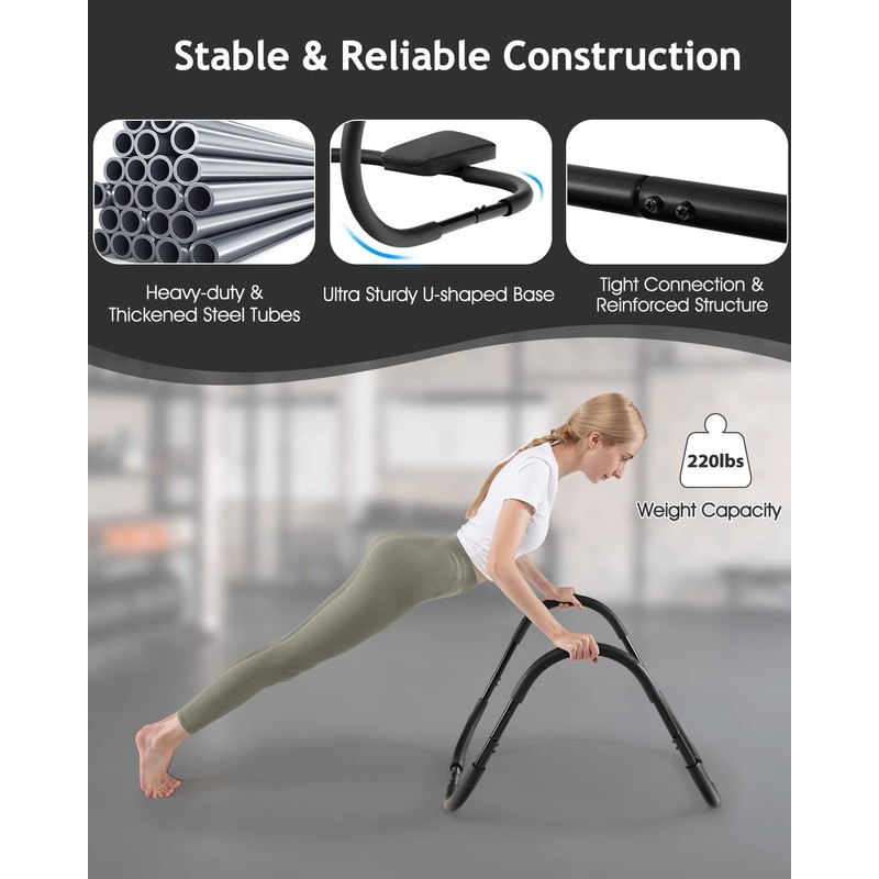 Ab Crunch Machine, Ab Roller for Home, Portable Ab Cruncher