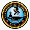 USS Theodore Roosevelt (CVN-71) Window Bumper Sticker Decal 5"