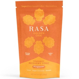 Rasa Superfunctional Golden Chai – Adaptogenic, Saigon Cinnamon, Most Bioavailable Tumeric Extract, Boswellia, Vanilla (8 oz / 30 servings)