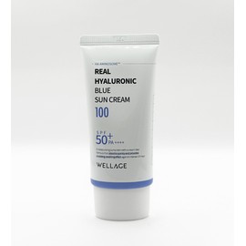 Wellage Real Hyaluronic Blue Sun Cream 50ml (SPF50+) / 웰라쥬 리얼 히알루로닉 블루 선크림 50ml(SPF50+)
