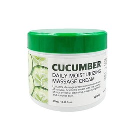 Lunaris Cucumber Daily Moisturizing Massage Cream 300g / 오이 데일리 모이스처라이징 마사지 크림 300g