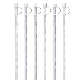 15" Flexible Straws for Jumbo Mugs (6)
