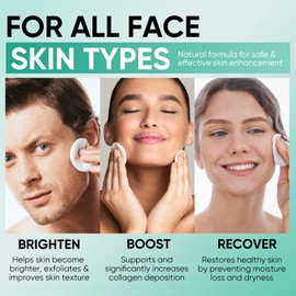 YAFUSIPE Glycolic Acid Toner Pads 35% AHA Facial Resurfacing Exfoliate Salicylic Acid Exfoliating Face Wipes Chemical Peel Exfoliant Peeling Glycolic Peel Pad for Wrinkles Acne Blemish 50 Pads