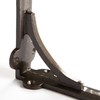 Hammer and Tongs - Curved Iron Shelf Bracket - D100mm