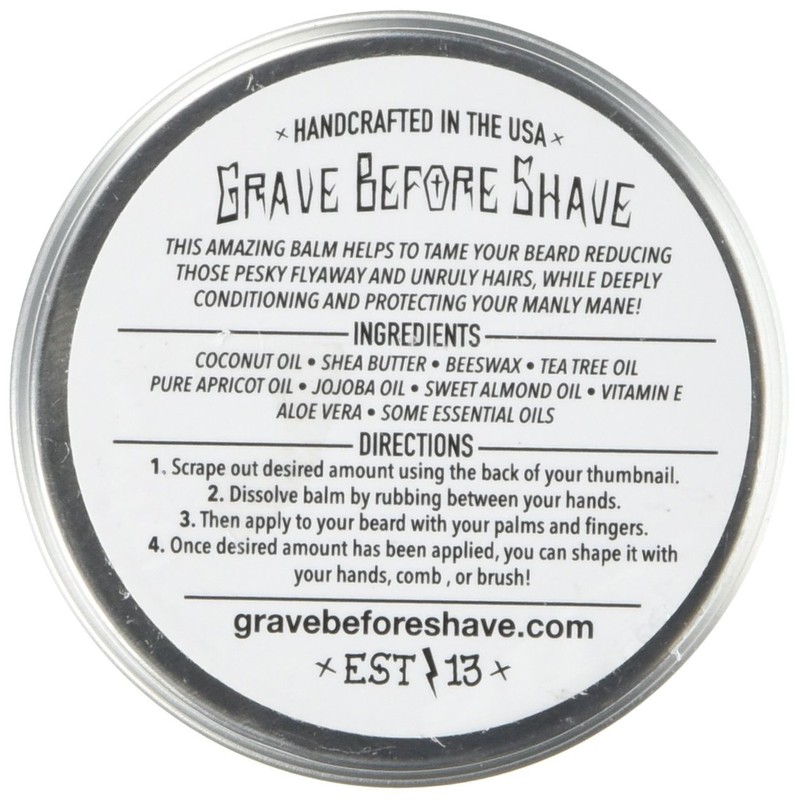 Grave Before Shave™ Cigar Blend Beard Balm (Cigar/Vanilla scent) (2