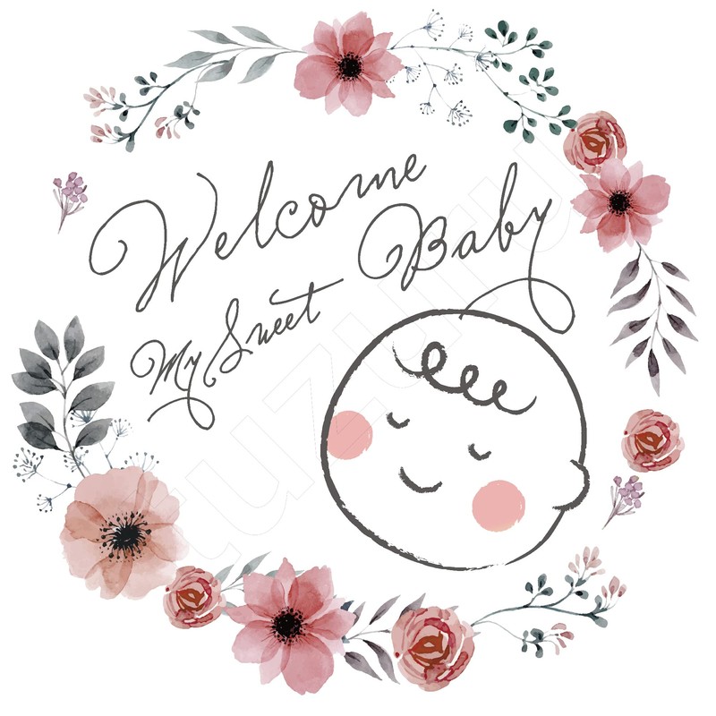 tuzuru Maternity Photo Body Paint Sticker Tattoo Sticker with Practice