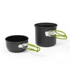 HomeCraft Camping Cookware Mess Kit Lightweight – Durable Space-Saving Construction
