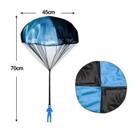 latikaly Mini Parachute Set of 4, Hand Throw Toy, Hand Throwing Parachute, Outdoor Play, Flying Toy, Children's Day, Popular Gift