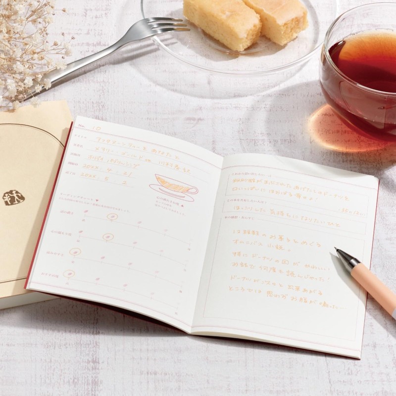 Daigo R2348 Reading Notebook for Tea Time, Black Tea, Bulk