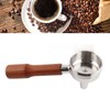 58mm Portafilter Single Head Extraction Solid Wood Handle Stainless Steel