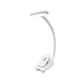 Infitronic 9 LEDs Wiederaufladbare Notenpultleuchte Notenpultlampe Klavierlampe Leselampe Buchlampe Dimmbar 3 Farbmodi (weiß)