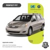 ROADEAL Headlights W/Bulbs for 2006-2010 Toyota Sienna Minivan (All Trims: