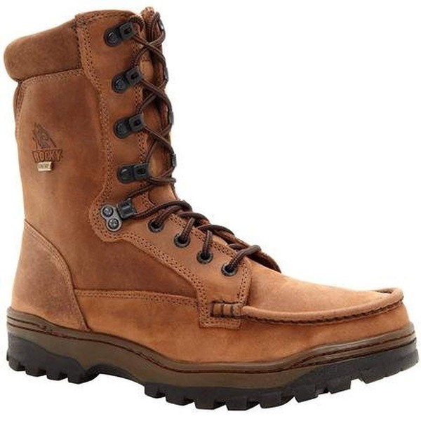 Rocky Men's Outback Hiking Boot, Light Brown, 14