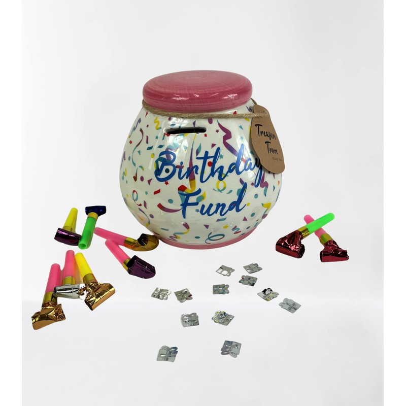 Treasure Trove Ceramic Money Pots (Birthday Fund)