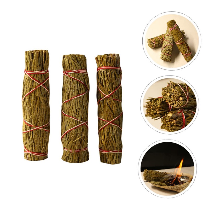 MAGICLULU 3pcs 3 3-Pack Purifying Aroma Cedar Stick Healing Meditation