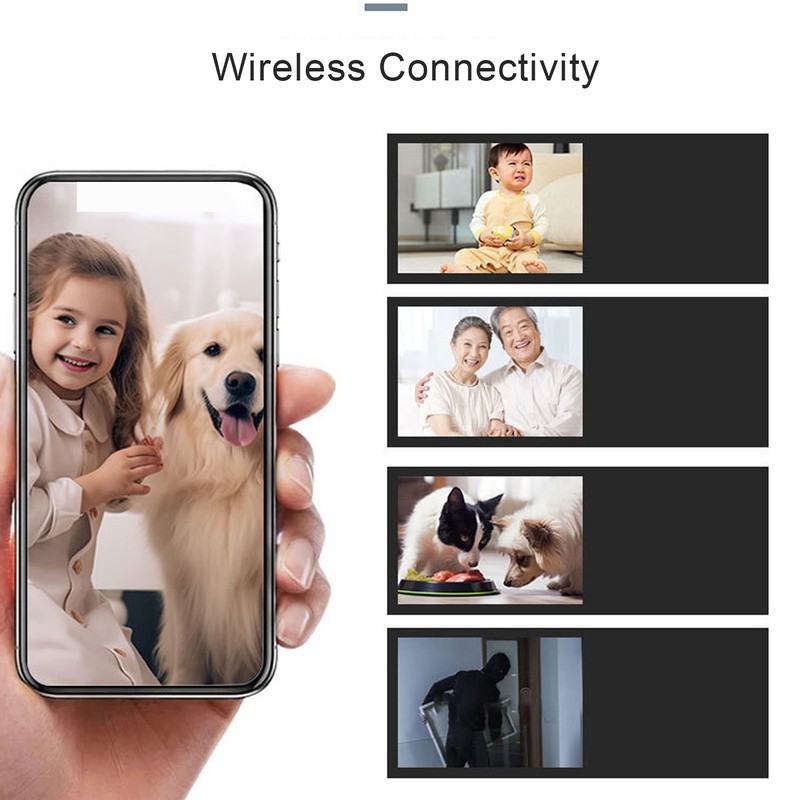 2.4in Screen WiFi Video Call Camera HD 360 Degrees Angle