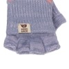 USB Heated Gloves Mitten Men Women Winter Knitted Fingerless Hand