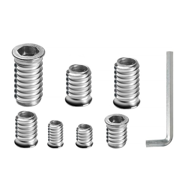 FOMGIIN Screw-in Nut M8 x 25, Pack of 10 Screw