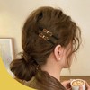 Bow Hair Clips for Women Girl Leopard Print Duckbill Hairclip