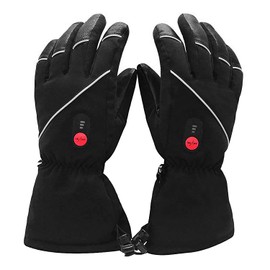 Savior Heated Gloves for Men Women, Rechargeable Electric Heated Gloves,Heated Skiing Gloves and Snowboarding Gloves