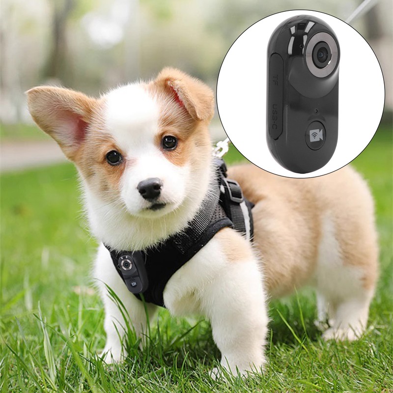 1080P Pet Camera Wireless WiFi Transmission Thumb Camera Magnetic Suction