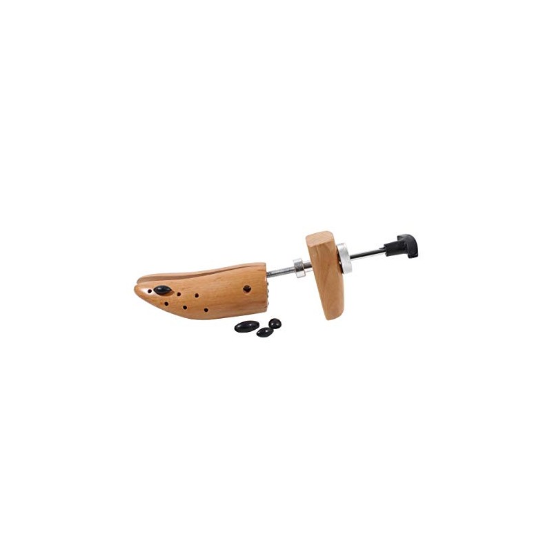 DELFA Women's Shoe Stretcher with 2-Way Metal Mechanism Beech Wood