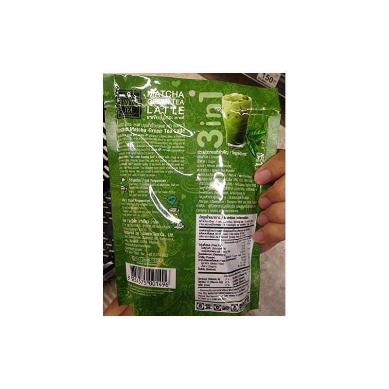 Ranong Tea Matcha Green Tea Latte Instant Drink Mix -