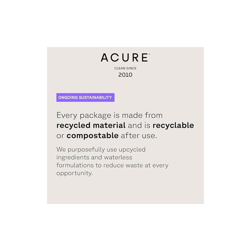 Acure | Shampoo nutritivo que aplaca el frizz, los cabellos